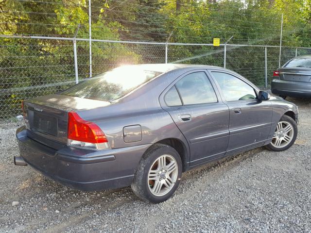 YV1RS592272638858 - 2007 VOLVO S60 2.5T GRAY photo 4