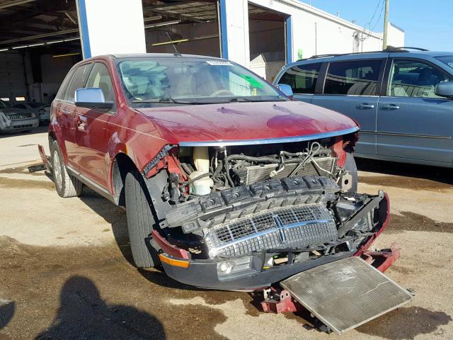 2LMDU68C87BJ24372 - 2007 LINCOLN MKX RED photo 1