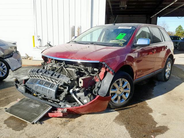 2LMDU68C87BJ24372 - 2007 LINCOLN MKX RED photo 2