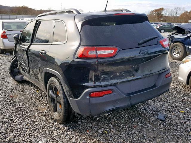 1C4PJLCB8FW723434 - 2015 JEEP CHEROKEE L BLACK photo 3