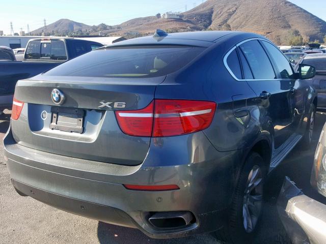 5UXFG835X9LZ94226 - 2009 BMW X6 GREEN photo 4