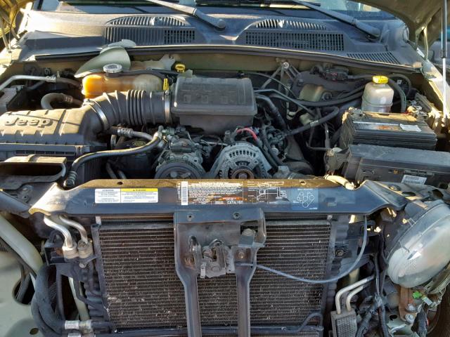 1J4GL38K43W690747 - 2003 JEEP LIBERTY RE GREEN photo 7