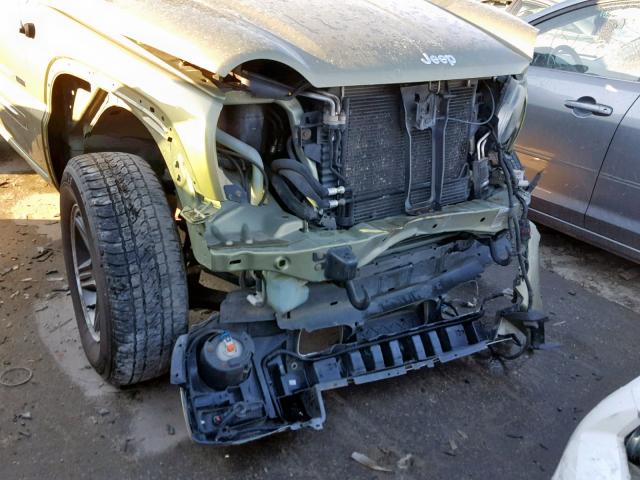 1J4GL38K43W690747 - 2003 JEEP LIBERTY RE GREEN photo 9