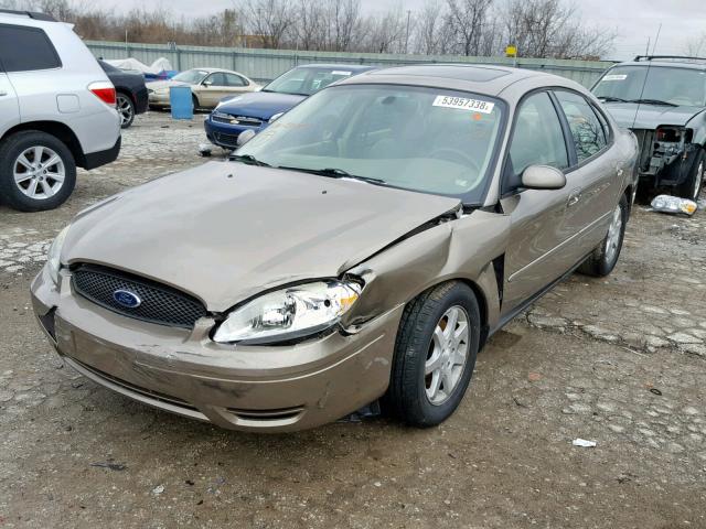 1FAFP56U16A235660 - 2006 FORD TAURUS SEL BROWN photo 2