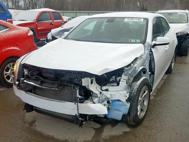 1G11C5SLXFF163074 - 2015 CHEVROLET MALIBU 1LT WHITE photo 2