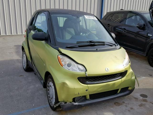 WMEEJ3BA5BK447202 - 2011 SMART FORTWO PUR GREEN photo 1