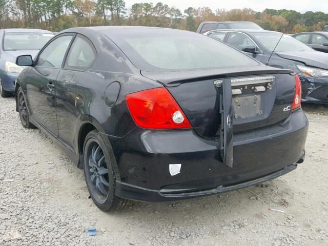 JTKDE167160088488 - 2006 TOYOTA SCION TC BLACK photo 3