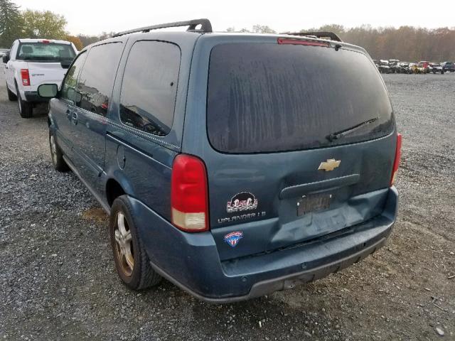 1GNDV23L15D232103 - 2005 CHEVROLET UPLANDER L BLUE photo 3