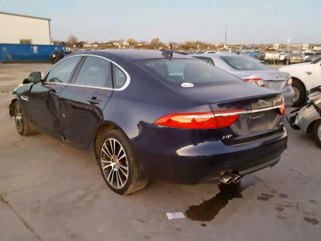 SAJBE4BN4HCY32236 - 2017 JAGUAR XF PRESTIG BLUE photo 3