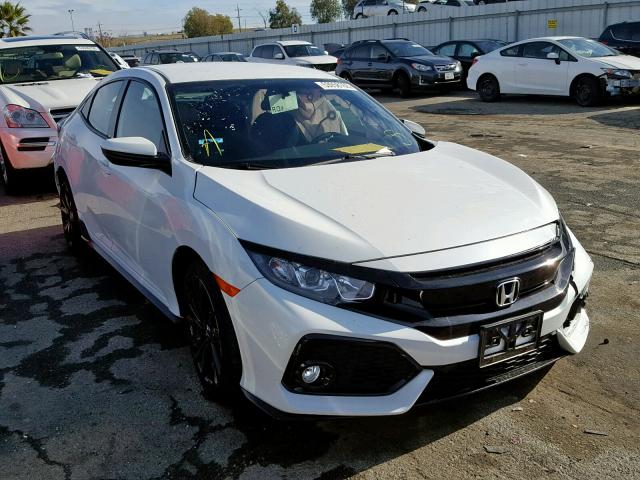 SHHFK7H47JU411921 - 2018 HONDA CIVIC SPOR WHITE photo 1