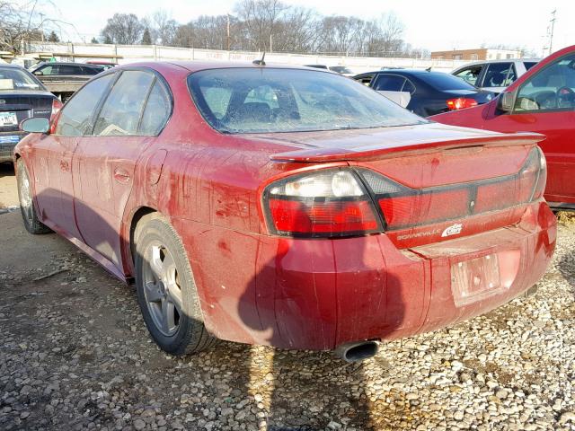 1G2HY52KX5U150533 - 2005 PONTIAC BONNEVILLE RED photo 3