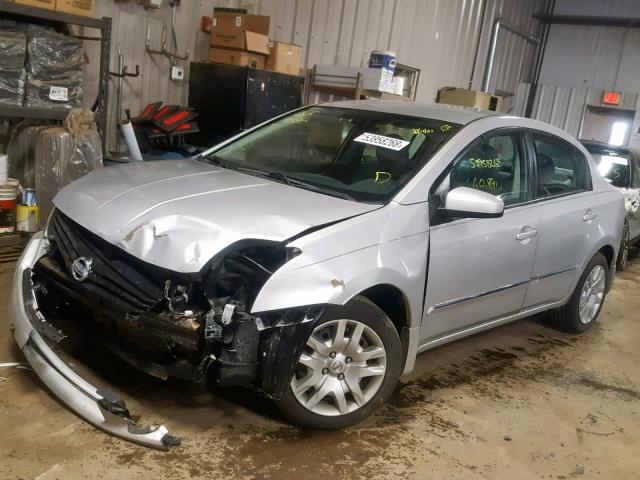 3N1AB6AP5CL763610 - 2012 NISSAN SENTRA 2.0 SILVER photo 2