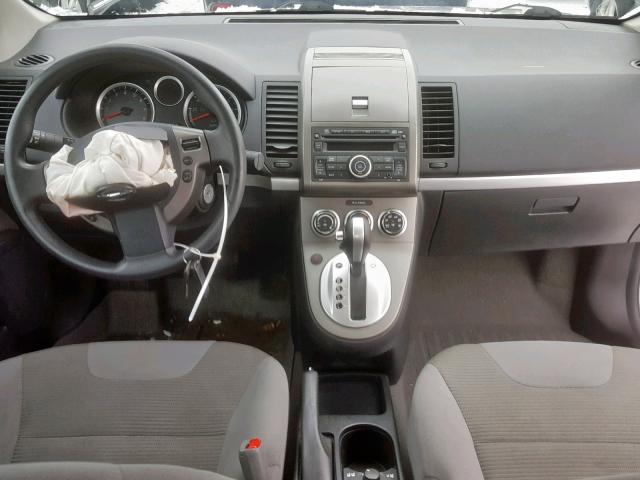 3N1AB6AP5CL763610 - 2012 NISSAN SENTRA 2.0 SILVER photo 9