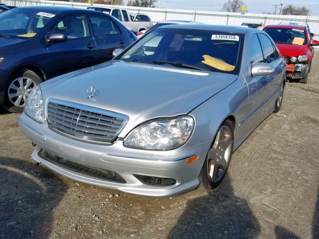 WDBNG84J03A378965 - 2003 MERCEDES-BENZ S 500 4MAT SILVER photo 2