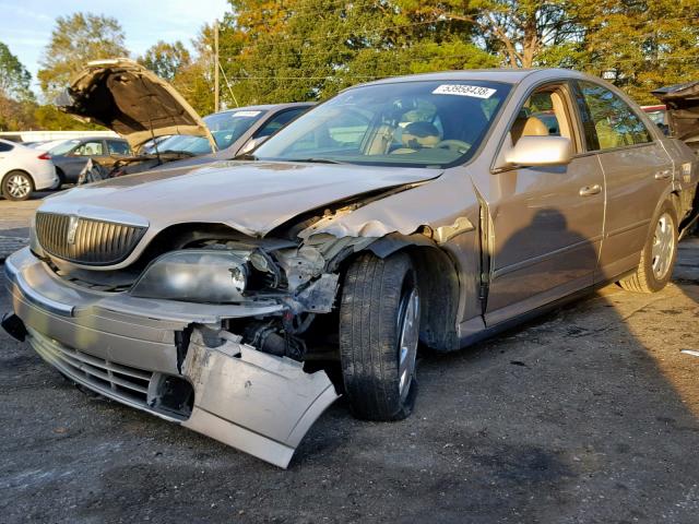 1LNHM86S62Y638672 - 2002 LINCOLN LS BEIGE photo 2