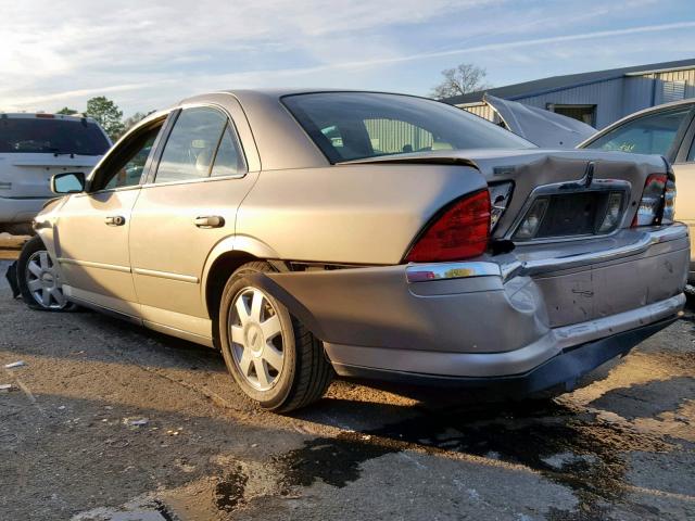 1LNHM86S62Y638672 - 2002 LINCOLN LS BEIGE photo 3