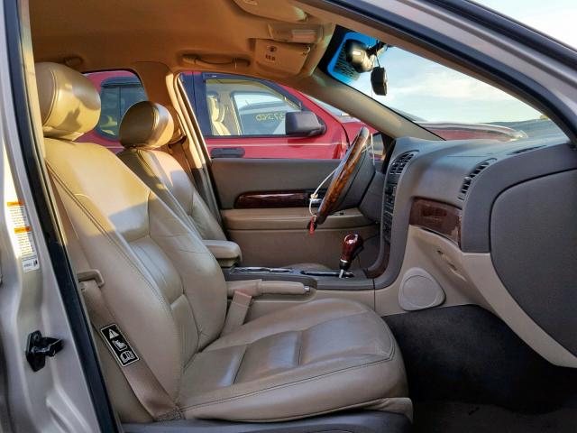 1LNHM86S62Y638672 - 2002 LINCOLN LS BEIGE photo 5