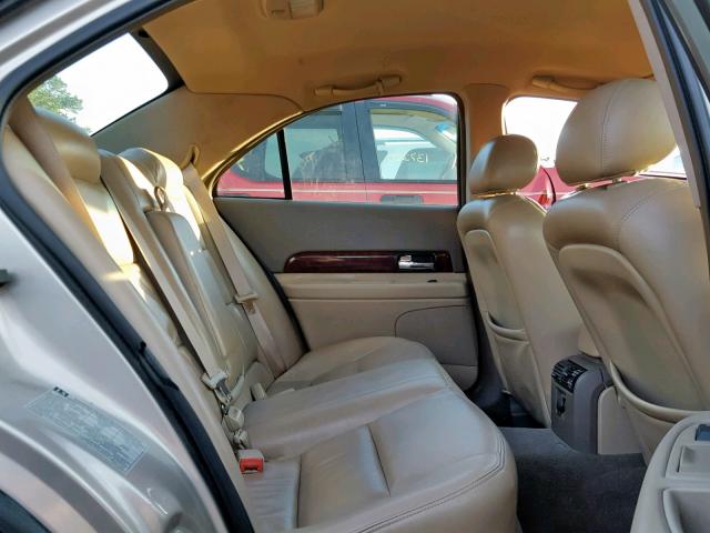 1LNHM86S62Y638672 - 2002 LINCOLN LS BEIGE photo 6