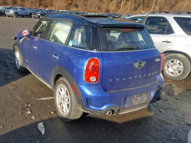 WMWZC5C54GWU02949 - 2016 MINI COOPER S C BLUE photo 3