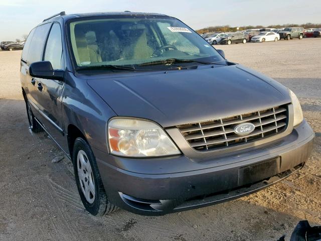 2FMZA51626BA47022 - 2006 FORD FREESTAR S GRAY photo 1