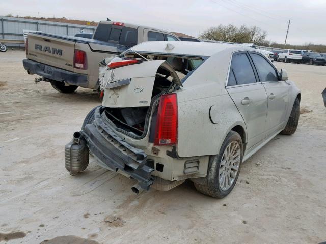 1G6DJ5EV3A0108780 - 2010 CADILLAC CTS PERFOR CREAM photo 4