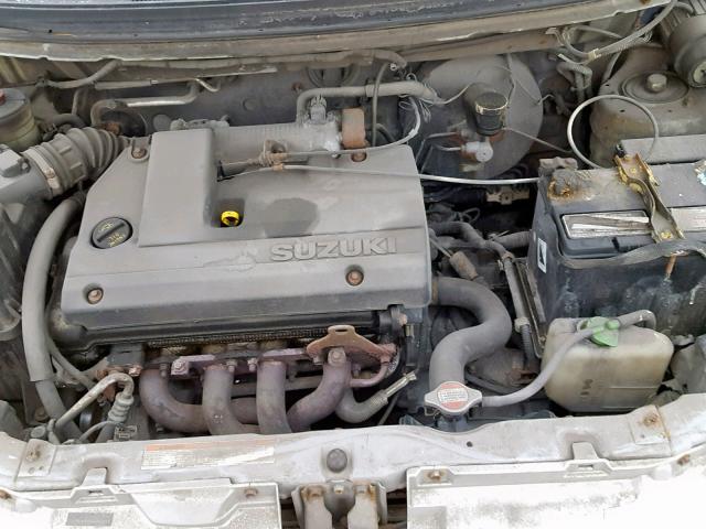 JS2RA61S945203037 - 2004 SUZUKI AERIO S SILVER photo 7