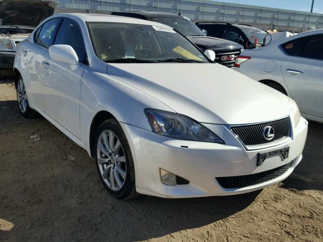 JTHCK262485025380 - 2008 LEXUS IS 250 WHITE photo 1