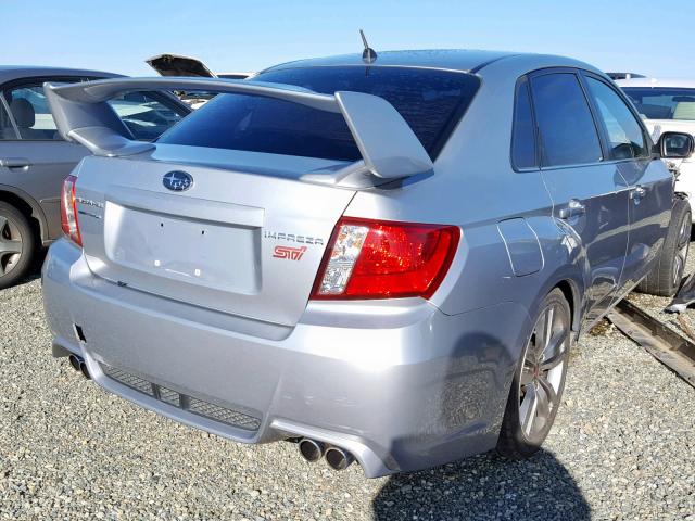 JF1GV8J69EL009406 - 2014 SUBARU IMPREZA WR SILVER photo 4