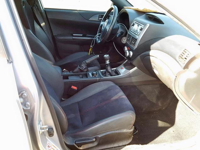 JF1GV8J69EL009406 - 2014 SUBARU IMPREZA WR SILVER photo 5