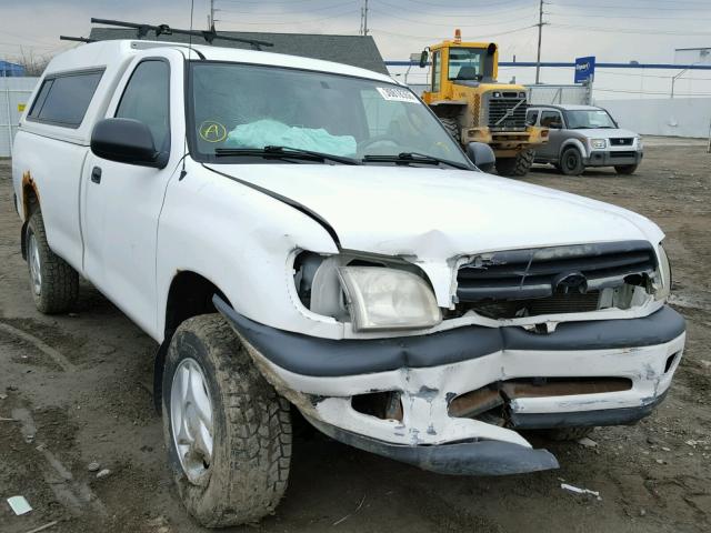 5TBJN3212YS115228 - 2000 TOYOTA TUNDRA WHITE photo 1