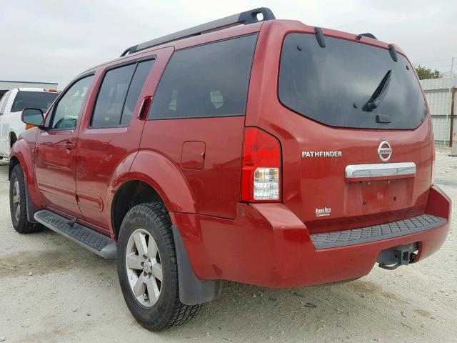 5N1AR1NN0CC611049 - 2012 NISSAN PATHFINDER RED photo 3