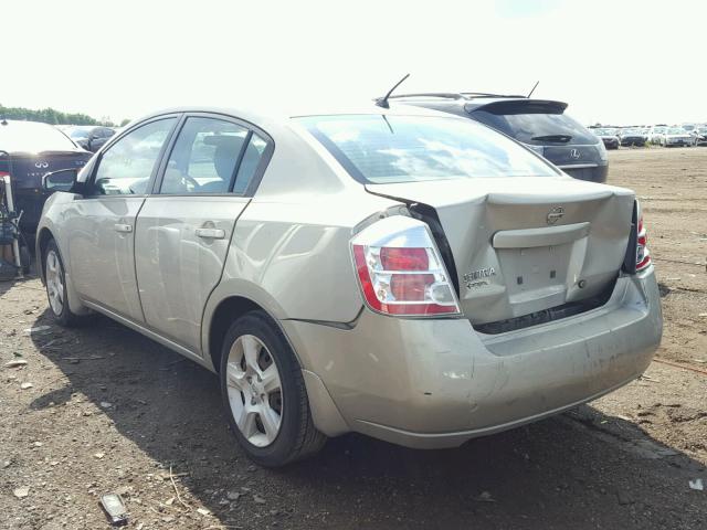 3N1AB61E88L630345 - 2008 NISSAN SENTRA 2.0 SILVER photo 3