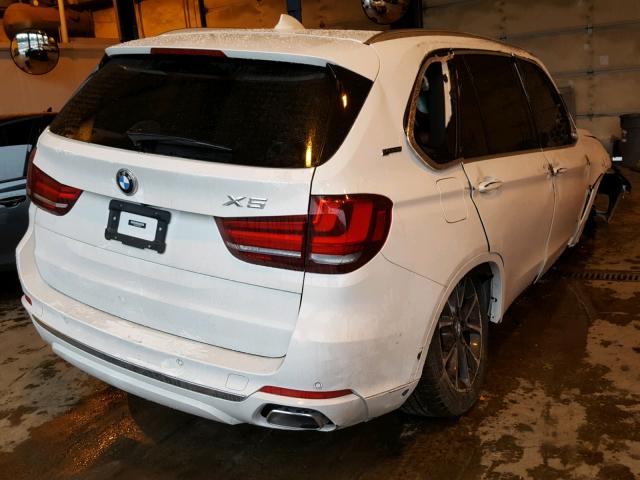 5UXKT0C5XJ0W03450 - 2018 BMW X5 XDR40E WHITE photo 4