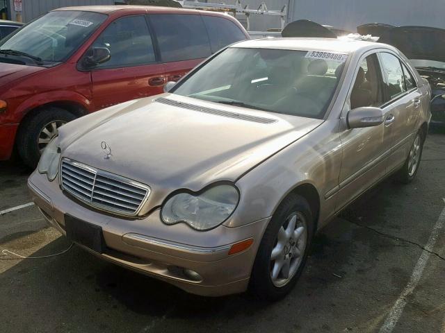 WDBRF61J42F161093 - 2002 MERCEDES-BENZ C 240 GOLD photo 2