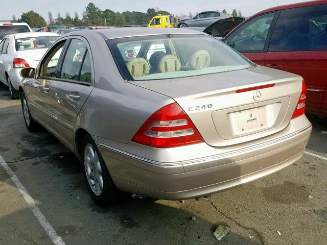 WDBRF61J42F161093 - 2002 MERCEDES-BENZ C 240 GOLD photo 3