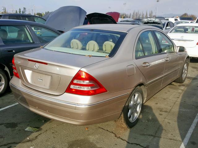 WDBRF61J42F161093 - 2002 MERCEDES-BENZ C 240 GOLD photo 4