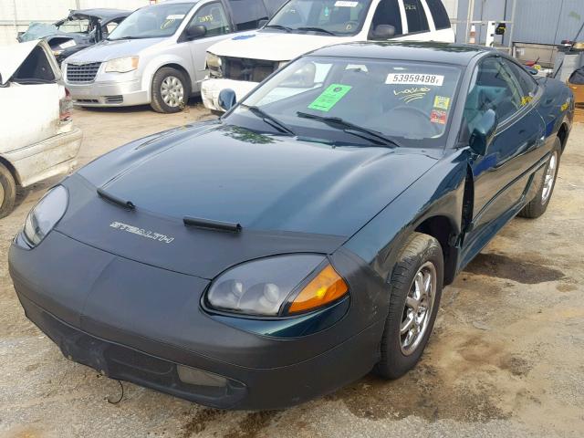 JB3AM44H7RY016003 - 1994 DODGE STEALTH GREEN photo 2