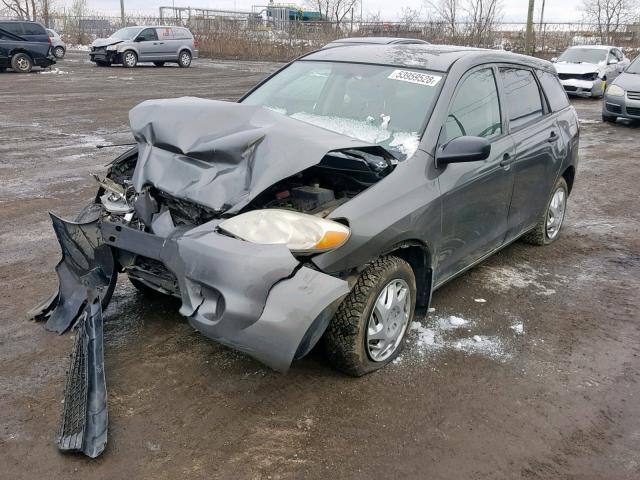 2T1KR32E37C683045 - 2007 TOYOTA COROLLA MA GRAY photo 2