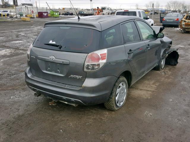 2T1KR32E37C683045 - 2007 TOYOTA COROLLA MA GRAY photo 4