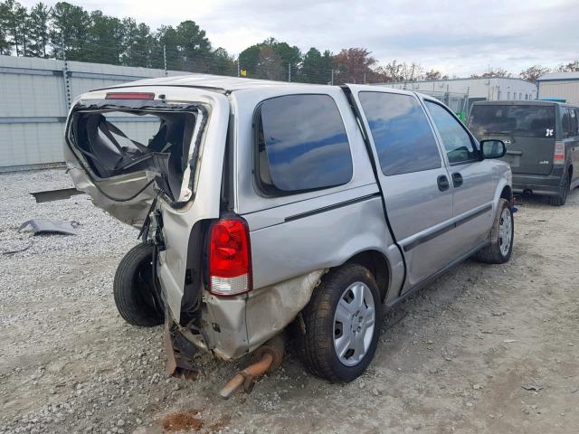 1GNDV23137D116208 - 2007 CHEVROLET UPLANDER L ვერცხლისფერი ფოტო 4