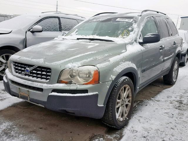 YV1CZ911451172297 - 2005 VOLVO XC90 T6 GRAY photo 2