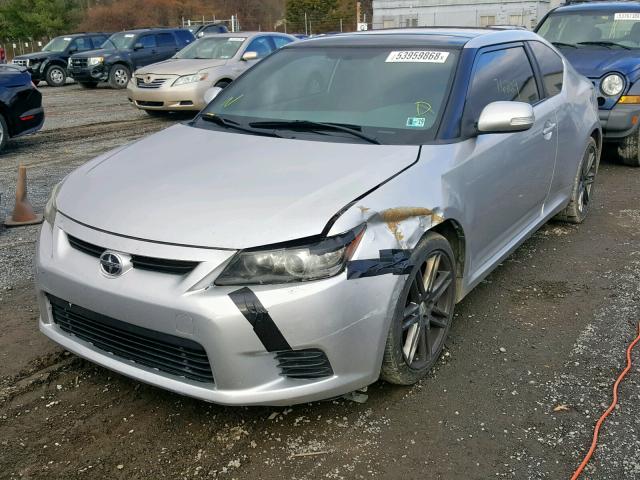 JTKJF5C78B3014098 - 2011 TOYOTA SCION TC ვერცხლისფერი ფოტო 2