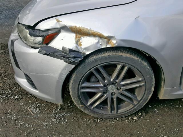 JTKJF5C78B3014098 - 2011 TOYOTA SCION TC ვერცხლისფერი ფოტო 9