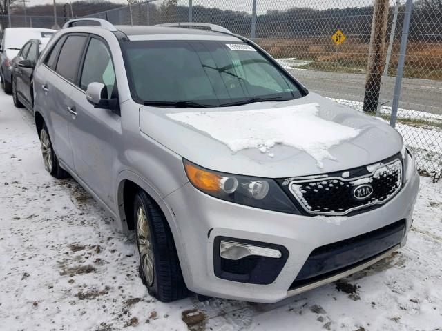 5XYKWDA28CG230186 - 2012 KIA SORENTO SX SILVER photo 1