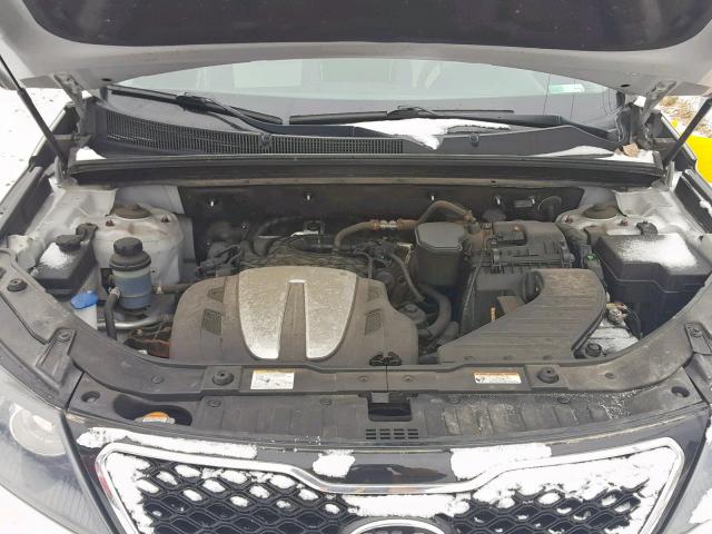 5XYKWDA28CG230186 - 2012 KIA SORENTO SX SILVER photo 7