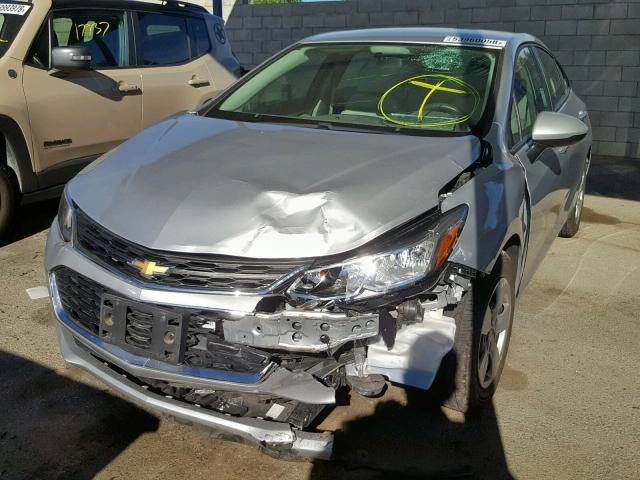 1G1BB5SM8G7285623 - 2016 CHEVROLET CRUZE LS SILVER photo 2