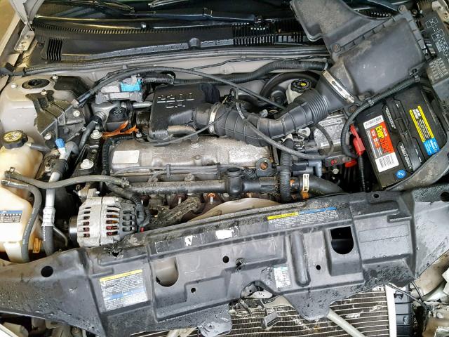 1G1JF524727241380 - 2002 CHEVROLET CAVALIER L BEIGE photo 7