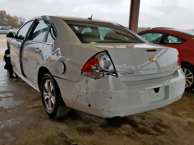 2G1WA5E32F1140029 - 2015 CHEVROLET IMPALA LIM WHITE photo 3