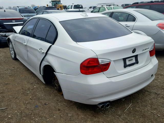 WBAVD33596KV60838 - 2006 BMW 330 XI WHITE photo 3