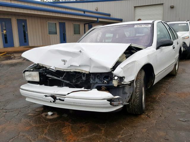 1G1BL52P4TR185749 - 1996 CHEVROLET CAPRICE / WHITE photo 2